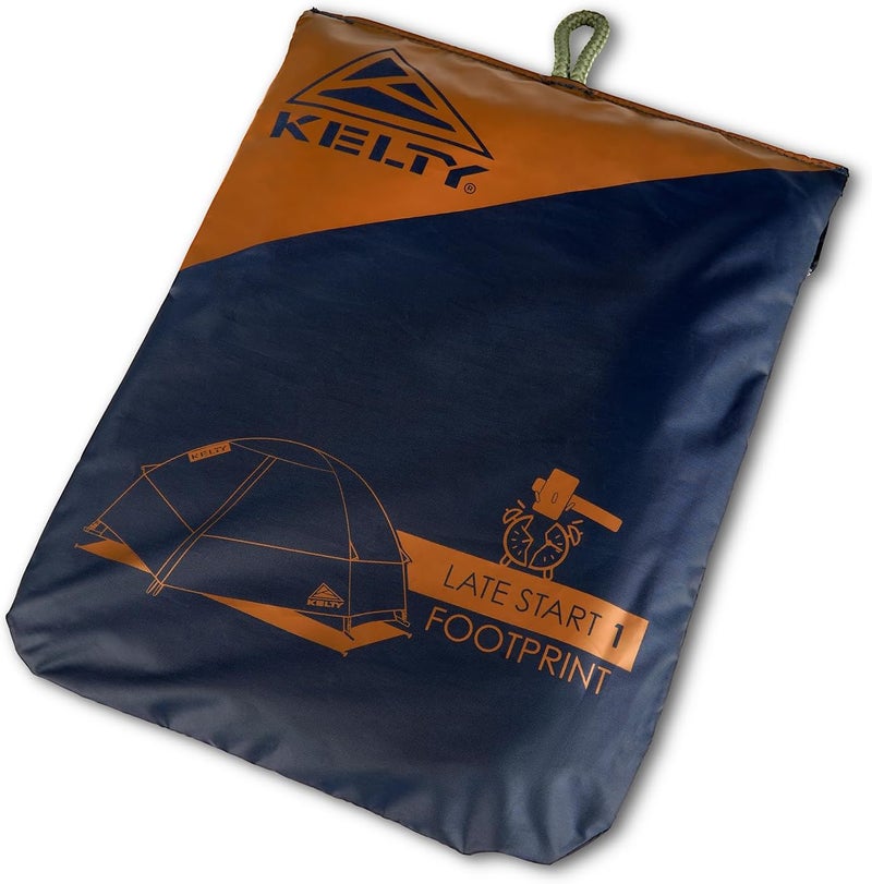 Kelty Late Start Tent Footprint (Footprint ONLY) – Lightweight, Water Resistant, Fitted Ground Sheet, Updated for 2024 - Image 1